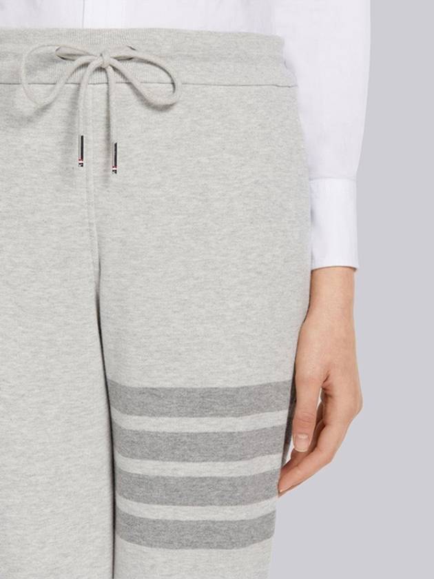 Women's Diagonal Pastel Trainning Jogger Track Pants Grey - THOM BROWNE - BALAAN 7