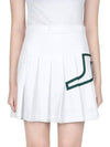 Women's Naomi Pleated Skirt White - J.LINDEBERG - BALAAN 2