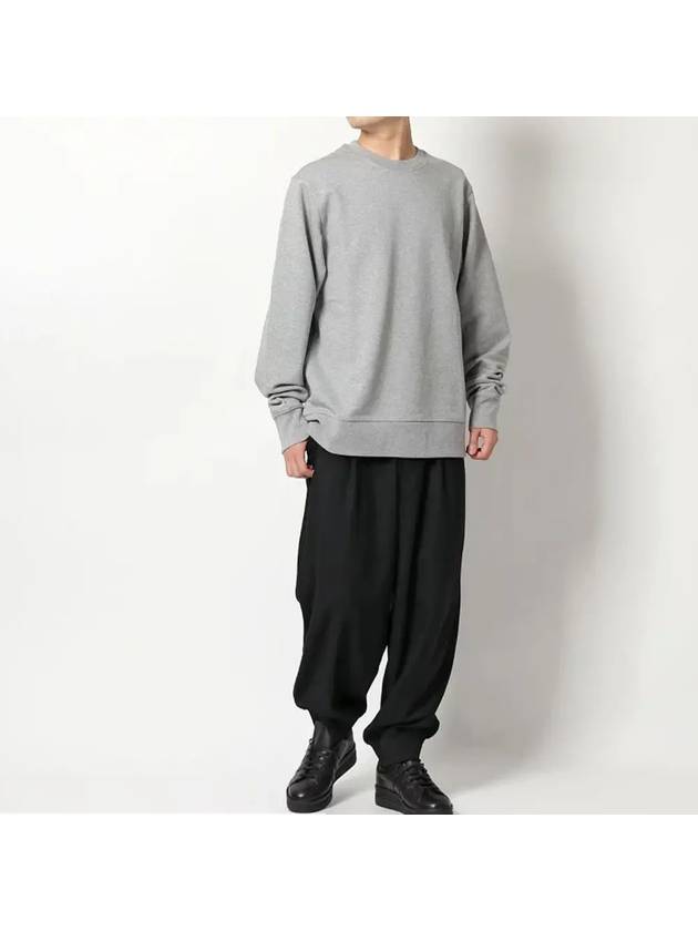 Classic Back Logo Crew Neck Sweatshirt Grey - Y-3 - BALAAN 4