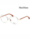 Glasses frame MM5034 028 round gold frame glasses - MAX MARA - BALAAN 1