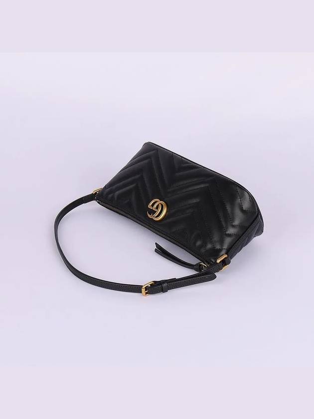 GG Marmont Shoulder Bag Black - GUCCI - BALAAN 4