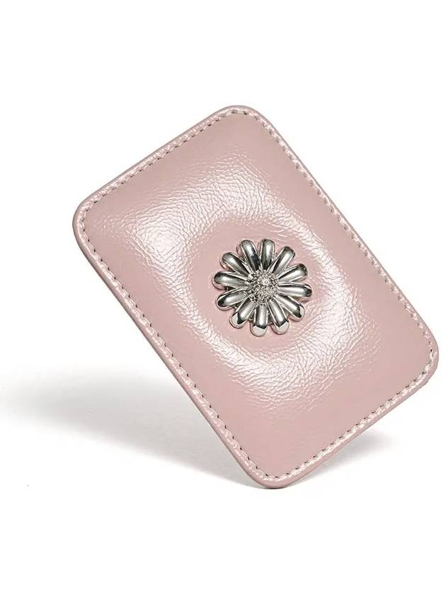 Daisy Slim Mini Transportation Card Wallet Baby Pink - LE MASQUE - BALAAN 3