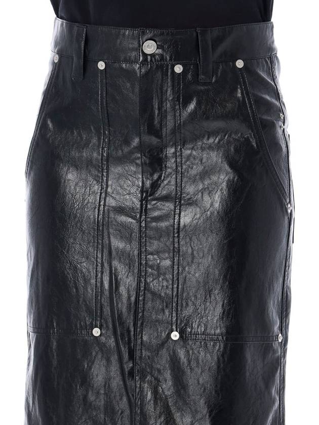 Angel midi H line skirt black - ISABEL MARANT ETOILE - BALAAN 4