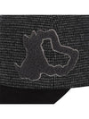 Wool Cap 8413GXACBLACK - BLACK&WHITE - BALAAN 4