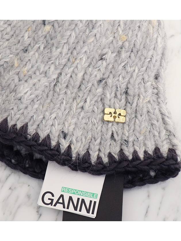 knit bucket hat - GANNI - BALAAN 4