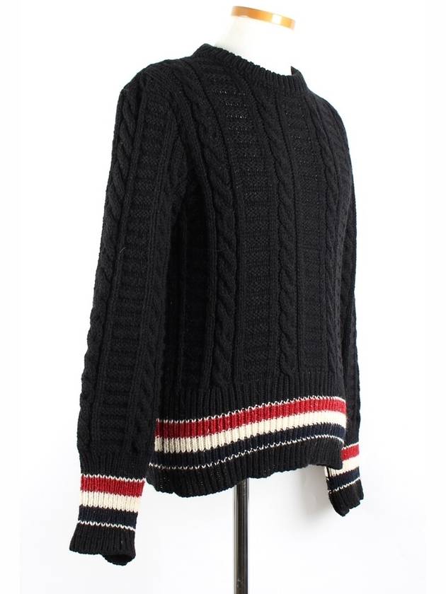 Donegal stitch knit 1 95 - THOM BROWNE - BALAAN 6