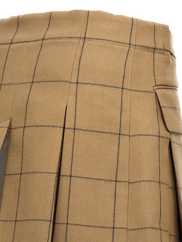 Sacai 'Windowpane' Skort - SACAI - BALAAN 4