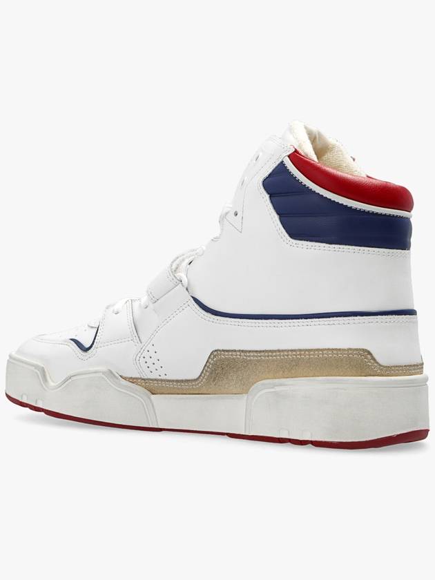 MARANT ‘Alseeh’ High-top Sneakers, Men's, White - ISABEL MARANT - BALAAN 5