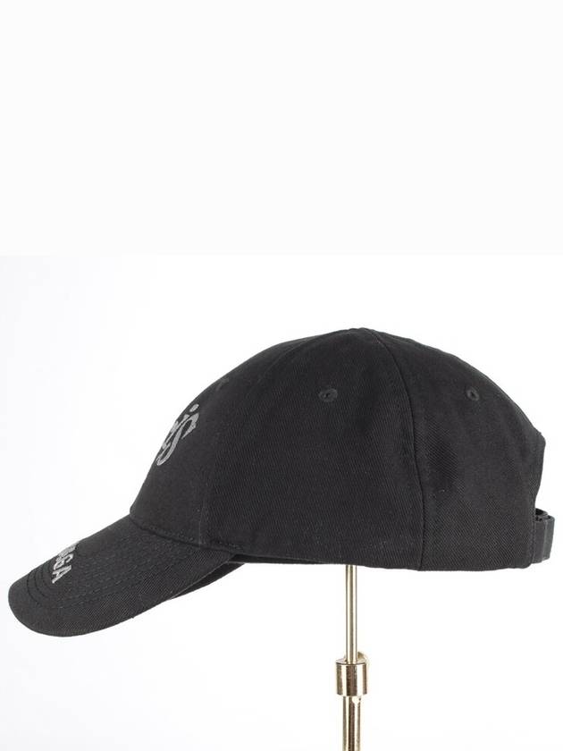 Paris logo embroidered ball cap L - BALENCIAGA - BALAAN 4