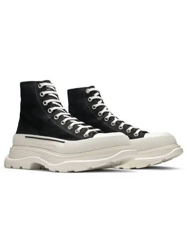 Tread Slick High Top Sneakers Black - ALEXANDER MCQUEEN - BALAAN 3