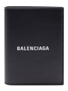 Cash Vertical Half Wallet Black - BALENCIAGA - BALAAN 9