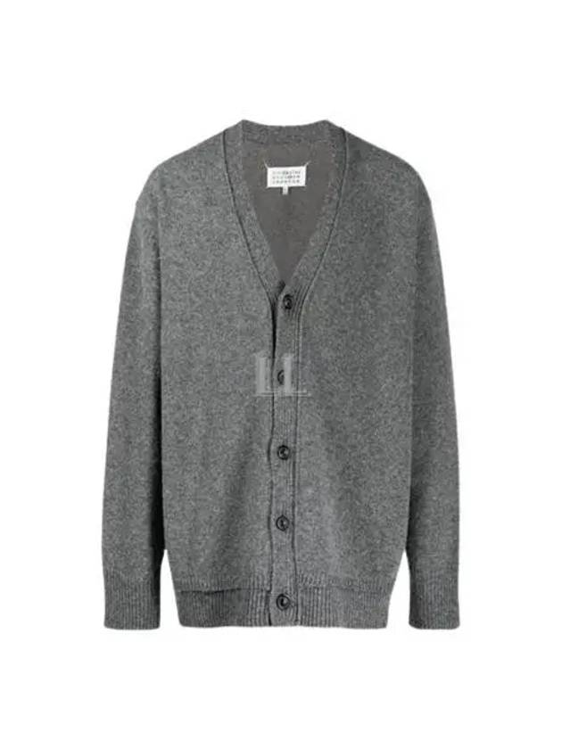 Elbow Patch Cardigan Grey - MAISON MARGIELA - BALAAN 2