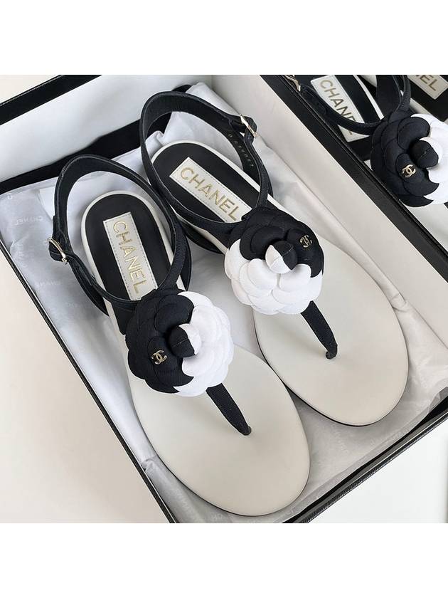 Camellia flip flop sandals G39057 - CHANEL - BALAAN 6