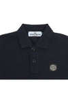 Kids Stretch Cotton Polo Polo Shirt Navy - STONE ISLAND - BALAAN 4