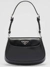 1BH188 HOM ZO6 F0002 Cleo brushed leather shoulder bag - PRADA - BALAAN 1