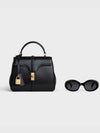 16 Calfskin Mini Shoulder Bag Black - CELINE - BALAAN 6