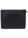 Leather Large Clutch Bag Black - GIVENCHY - BALAAN 5