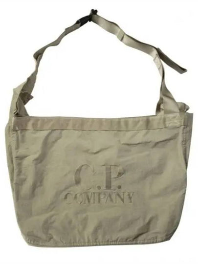 Plain Paper Touch Logo Hand Cross Bag Beige - CP COMPANY - BALAAN 2