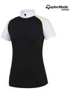 Color Block Punching High Neck Short Sleeve T-Shirt TWTHL6249 199 - TAYLORMADE - BALAAN 7