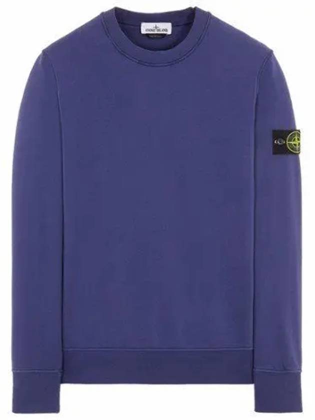 Wappen Patch Crew Neck Sweatshirt Dark Blue - STONE ISLAND - BALAAN 2