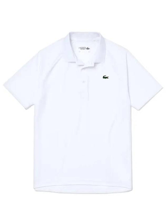 Logo Basic Short Sleeve PK Shirt White - LACOSTE - BALAAN 1