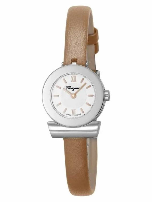 Ferragamo SF4302421 Gancini Women s Leather Quartz 22 5mm - SALVATORE FERRAGAMO - BALAAN 1