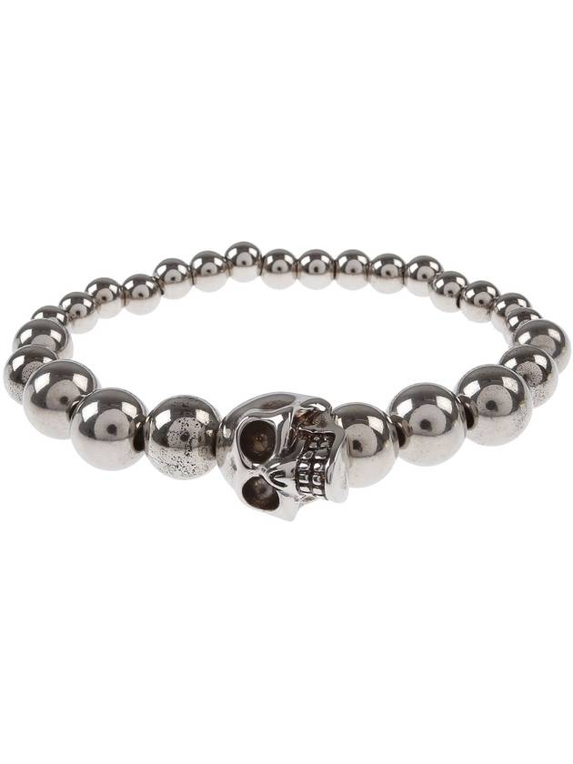 Skull Bracelet Silver - ALEXANDER MCQUEEN - BALAAN 1