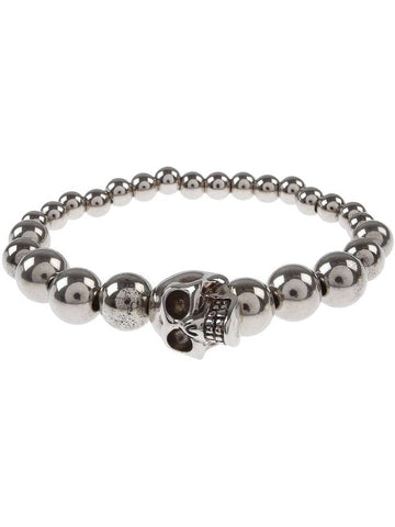 Skull Bracelet Silver - ALEXANDER MCQUEEN - BALAAN 1