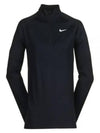 Golf Tour Dri-Fit ADV Half Zip Long Sleeve T-Shirt Black - NIKE - BALAAN 2