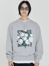 Tee Colorful Flower Seoul Night Sweatshirt Gray - GRAN TURISMO - BALAAN 2