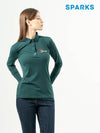 Women s Tipping Point Embroidered Logo Brushed Long Sleeve Collar T Shirt SO3LTS105 - SPARKS - BALAAN 4