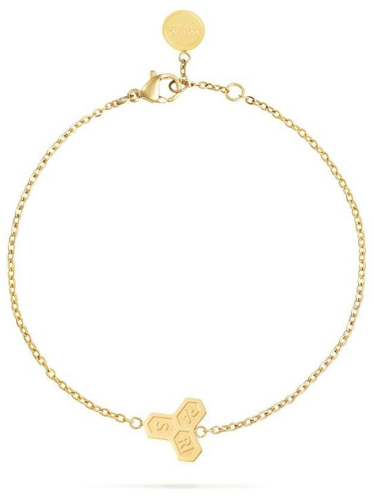 Muriel bracelet 10 gold onyx motif 1 - MOIETOII PARIS - BALAAN 2