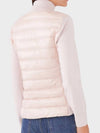 Padded knit zip up baby pink beige cardigan - MONCLER - BALAAN 9