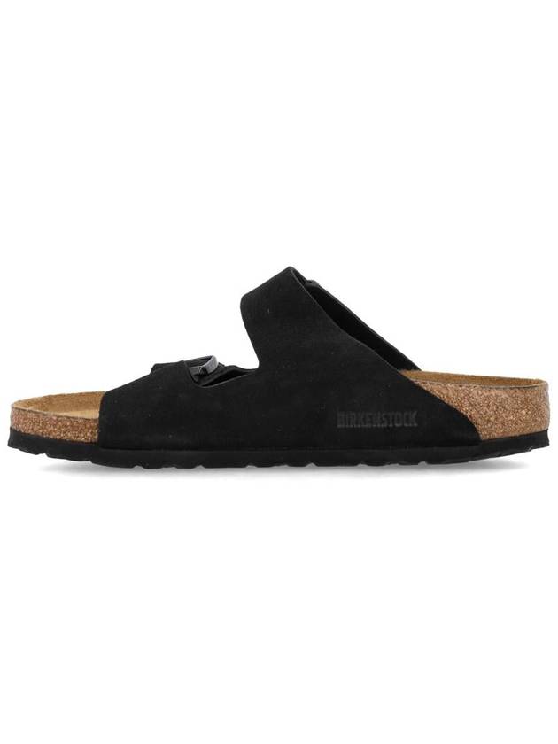 Arizona Soft Suede Slippers Black - BIRKENSTOCK - BALAAN 4