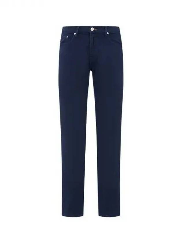 PS Logo Patch Easy Tapered Jeans Navy 271192 - PAUL SMITH - BALAAN 1