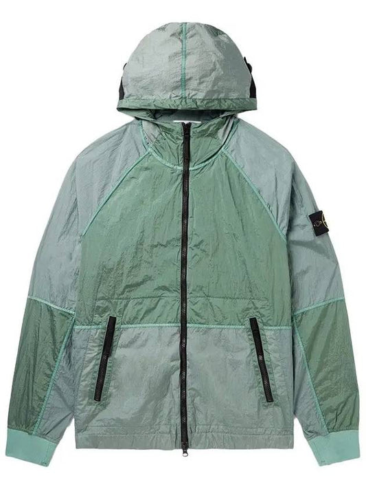 Nylon Metal Windbreaker Light Green - STONE ISLAND - BALAAN 2