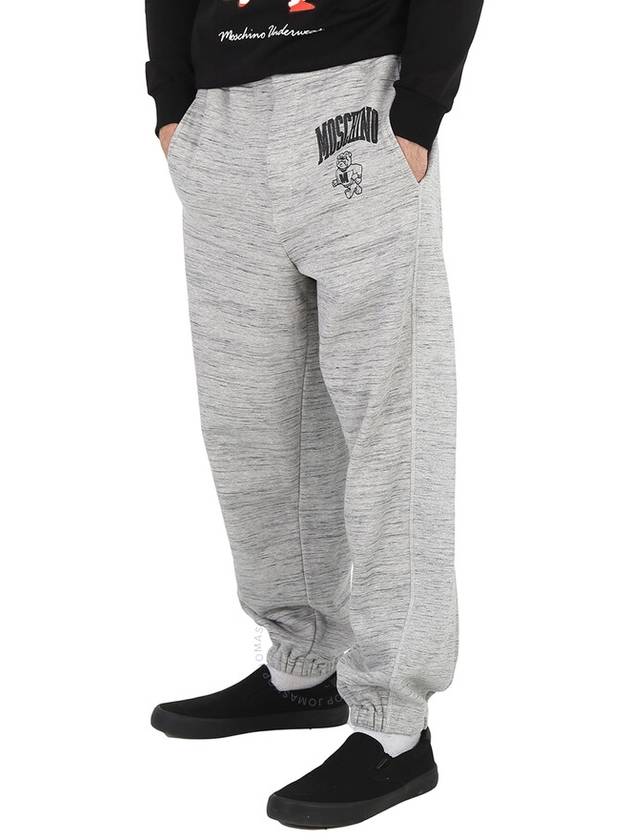 Moschino Grey College Logo Print Sweatpants, Brand Size 46 (Waist Size 30") - MOSCHINO - BALAAN 3