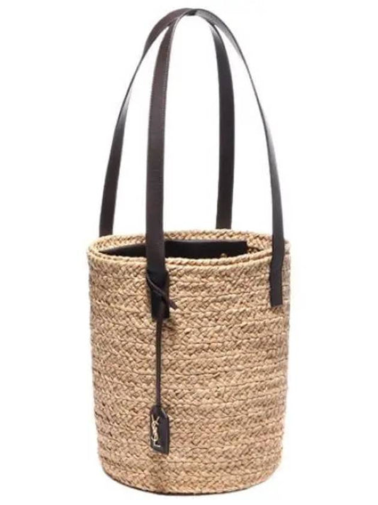 Tote bag raffia small bag - SAINT LAURENT - BALAAN 1