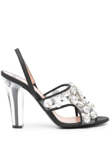 Moschino Sandals Black - MOSCHINO - BALAAN 1