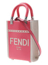 Sunshine Shopper Small Tote Bag Pink - FENDI - BALAAN 3