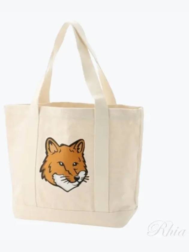 Foxhead tote bag LW05101WW0050 Ecru - MAISON KITSUNE - BALAAN 1