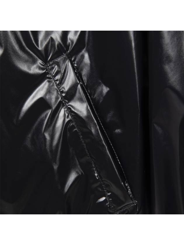 Miel Glossy Leather Jacket Black - GRAYBLVD - BALAAN 8