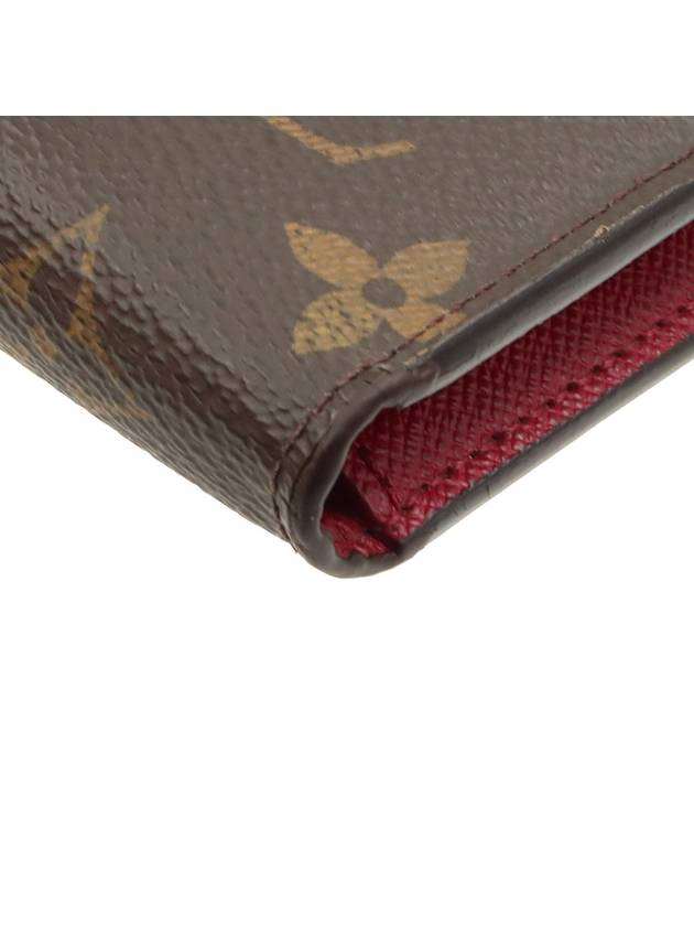 Monogram Canvas Fuchsia Port Adel Long Wallet - LOUIS VUITTON - BALAAN 7