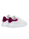 Oversole Metal Pink Tab Low Top Sneakers White - ALEXANDER MCQUEEN - BALAAN 5