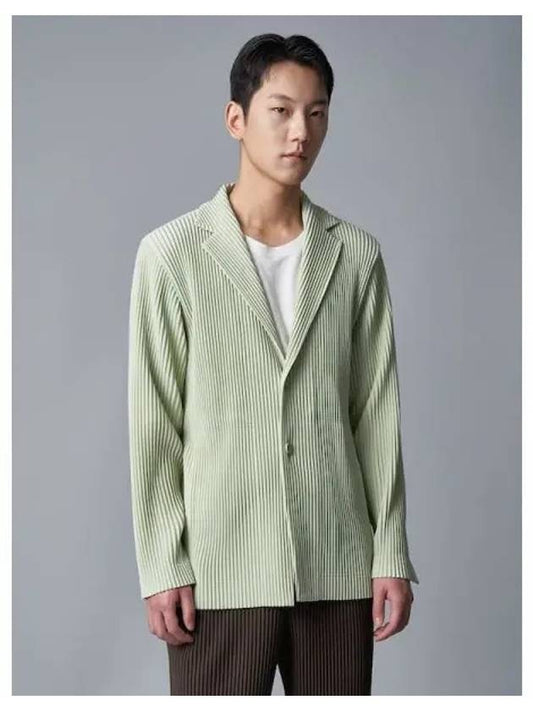 Tailored Pleats 1 Standard Spring Fall Jacket Light Green Domestic Product GM0024020559479 - ISSEY MIYAKE - BALAAN 1