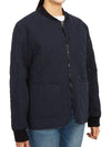 Elea Quilting Zip-Up Jacket Navy - A.P.C. - BALAAN 7