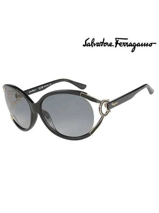 Eyewear Round Sunglasses Black - SALVATORE FERRAGAMO - BALAAN 2