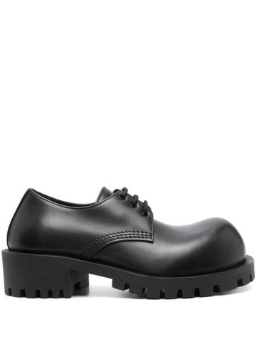 Hummer Leather Derby Black - BALENCIAGA - BALAAN 1