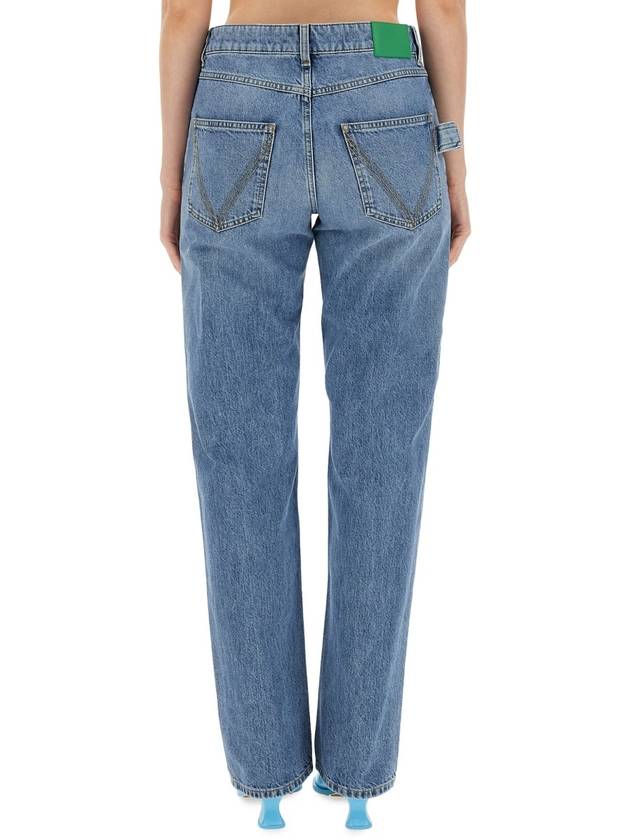 Boyfriend Denim Jeans Vintage Indigo Washed - BOTTEGA VENETA - BALAAN 4