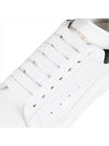 Oversized Leather Tab Low Top Sneakers White - ALEXANDER MCQUEEN - BALAAN 8